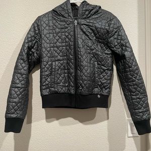 Lorna Jane black premium bomber jacket